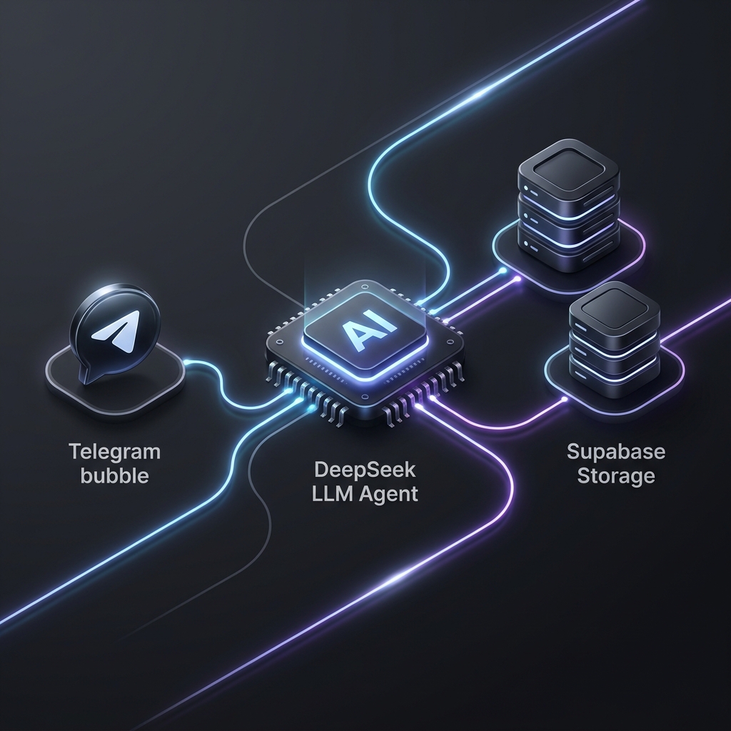DeepSeek AI Agent + Telegram
