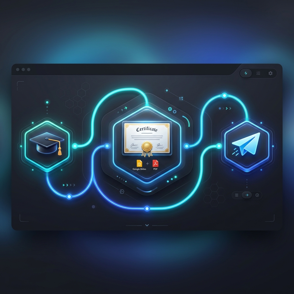 Авто-создание сертификатов GetCourse